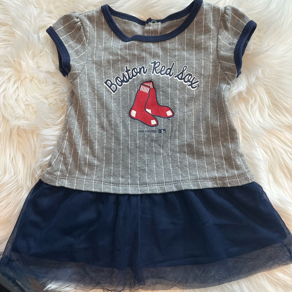 Adorable Boston Red Sox Dress girls sz 12 months